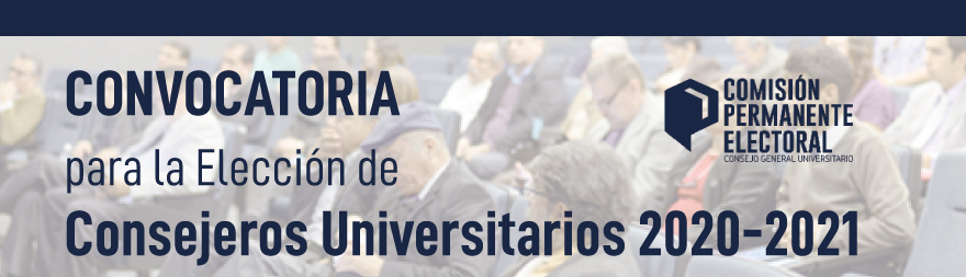Convocatoria para la Elección de Consejeros Universitarios 2020-2021