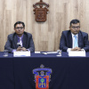 Antonio Ruiz Porras, Coordinador del doctorado en Economía, y Clemente Rodríguez Hernández, investigador 