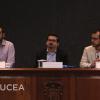 maestro José Alberto Castellanos Gutiérrez, Jesús Arturo Medina Varela y  Jacob Evaristo Durán Gómez