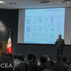 Guzmán compartió ante alumnos y administrativos del CUCEA,  el punto de vista que establece la autoridad sobre cómo se deben de efectuar las nuevas modificaciones en los CFDI’s
