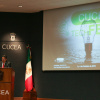 rector José Alberto Castellanos ofrece palabras en relación al inicio del 2° Techfest