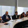 en representación del rector, Mtro. José Alberto Castellanos Gutiérrez, asistió Óscar Felipe García, titular de la Coordinación de Iniciativas de Innovación Social.